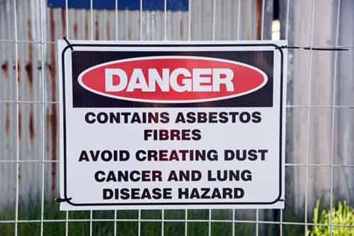 Danger Asbestos Sign